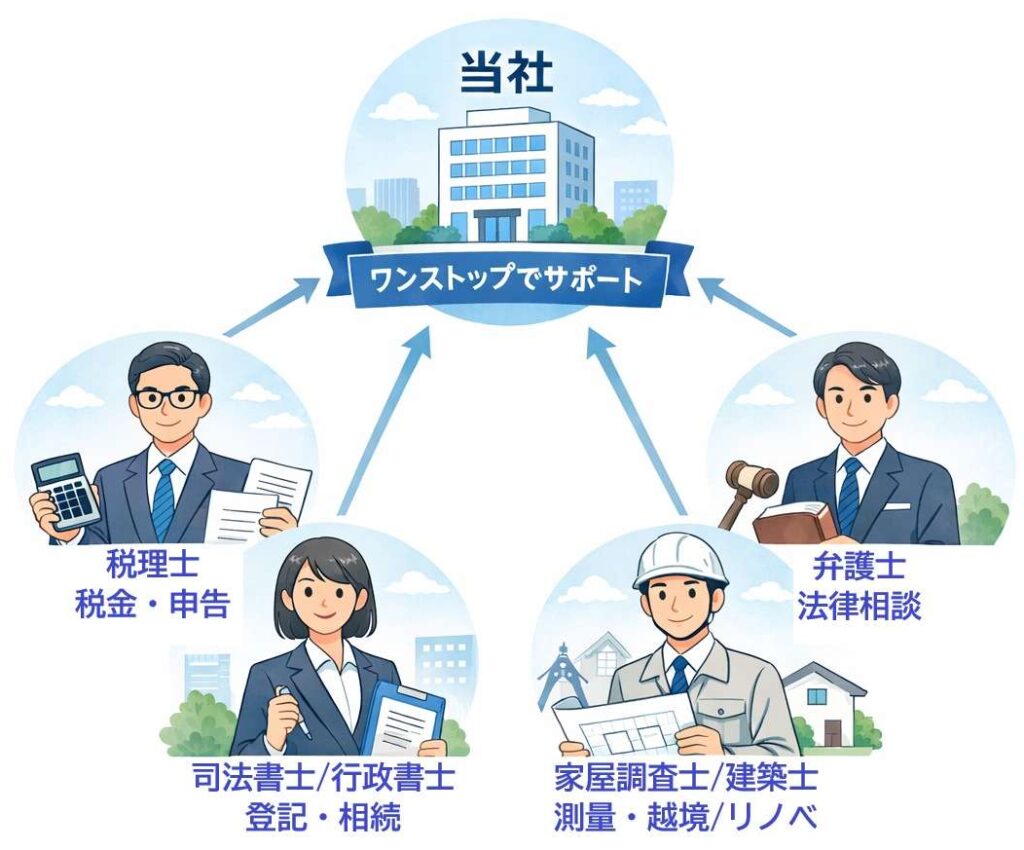 士業連携　府中市の不動産売却、不動産購入大成功！